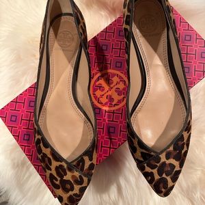 Tory Burch Calf Hair Flats.